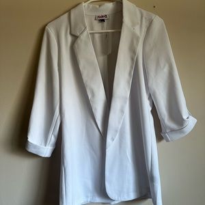 Brand New White Blazer Set